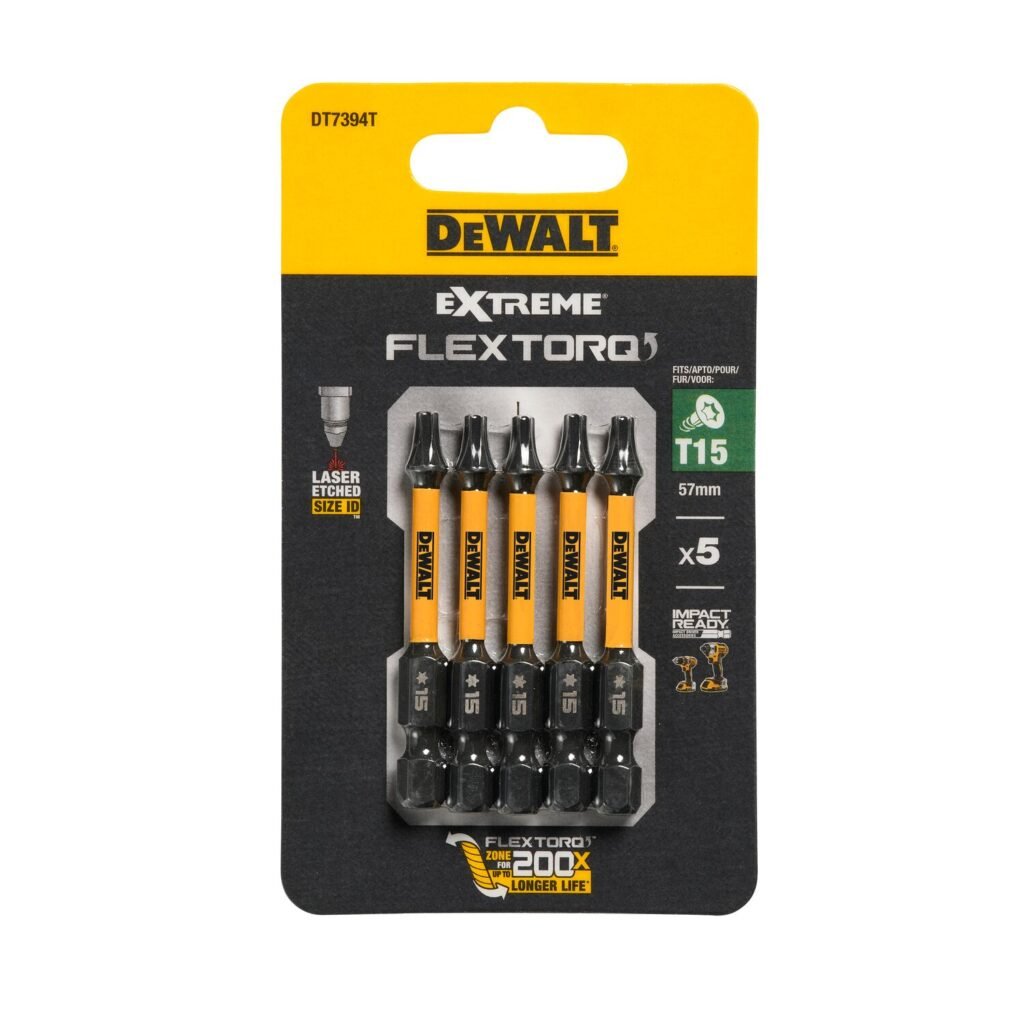 Uzgaļu komplekts TORX15 57mm 5gb FLEXTORQ IMPACT