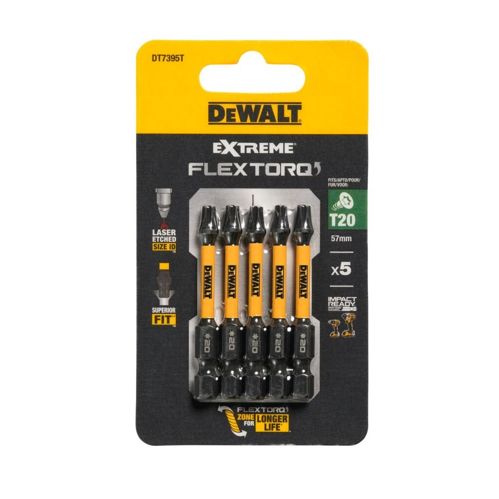 Uzgaļu komplekts TORX20 57mm 5gb FLEXTORQ IMPACT