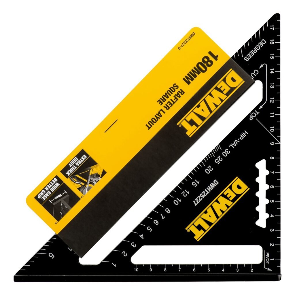 Stūrenis, mērlata DEWALT 180mm